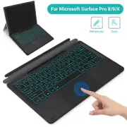 For Microsoft Surface Pro 8 9 13" Wireless Keyboard With Touchpad Pen Holder