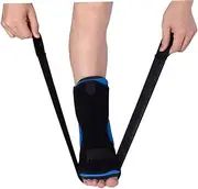 Foot Orthosis for Plantar Splint Foot Straighteners Ankle Support Pain Alleviation Black