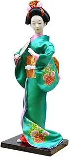 WeiLaiKeQi Japanese Geisha Folk Traditional Miniature Oriental Doll Asian Geisha Doll for Bedrooms Tabletop Shelf Kids Gift, Style C