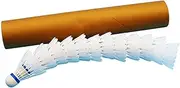 Badminton Shuttlecocks Feather | Sports Equipment 12 Piece Badminton Ball - Highly Stable Aeroplane Shuttlecock, Sports Supplies for School Physical Education