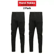 Mens Hard Yakka The Tough Jean Dyneema Stretch Denim 2 Pack Pants Jeans Y03400