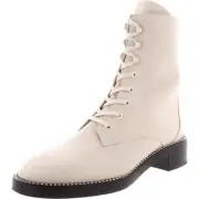 Stuart Weitzman Womens Sondra Shine Leather Booties Ankle Boots Shoes BHFO 2202