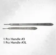 2 Surgical Scalpel Handle Knife for Surgical Removable Blades Medical Instrument