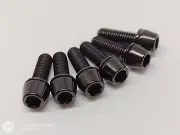 Black Taper Titanium Stem Bolts For Industry Nine I9 A318 A35 M5x16 6 Bolts