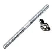 STEEL AIR CLEANER STUD AND WING NUT 1/4-20 X 4" LONG