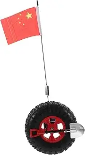 Happyyami 1 Set Bicycle Banner Motorcycle Trailer Flag Pole Bikes Bicycles Bicycle Flag Decor Flag Antenna Flags for Cars Bike Cycling Flag Chinese Banner Safety Flag Cycling Bike Flag Cloth