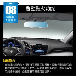 MOIN M2XW Full HD 1080P高畫質雙鏡頭後照鏡式行車紀錄器福利品 現貨 廠商直送