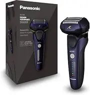 [Panasonic] ES-LV67-A803 Wet/Dry Razor, 5-Way Shaving Head with Linear Motor, Includes Long Hair Trimmer, Navy Blue
