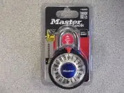 MASTER 1588D LARGE MAGNIFIED NUMBER COMBINATION LOCKER PADLOCK BLUE
