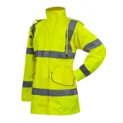 High Visibility Jackets for Women Hoodie Waterproof ANSI Class 2 Reflective H...