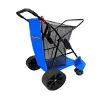 EasyGo Beach Cart Heavy Duty Folding Ocean Utility Wagon Large Sand Wheels Ho...
