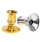 2pcs/set Plastic Candle Holder Candle Base Candlestick Holder For Home Decor^LR