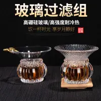 在飛比找樂天市場購物網優惠-玻璃茶漏茶濾創意茶葉過濾網泡茶器純手工茶隔漏斗茶具配件濾茶器