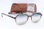 NEW RAY-BAN JOHN RB2194 1327/GF BROWN TORTOISE/BLUE SMOKE LENS SUNGLASSES 53-18