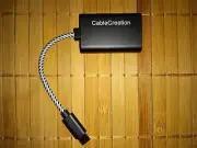 USB-C Microphone Adapter, CableCreation Type C External Stereo Sound Card wit...