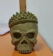 Bulk lot of 30 molds Crown Skull straw topper silicone mold