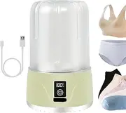 Small Portable Washing Machine,Small Portable Clothes Washer Travel Washing Machine | Adjustable Cleaning Modes, Rechargeable for Home, Apartment, Dormitory, Hotel