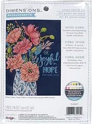 Dimensions Joyful Floral Counted Cross Stitch Kit