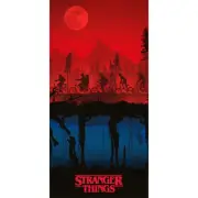 STRANGER THINGS Towel - Red