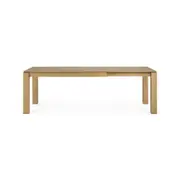 Ethnicraft Oak Slice Extendable Dining Table
