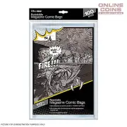 Ultra Pro MAGAZINE Size RESEALABLE Comic Bags - Packet of 100