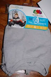 Boys GRAY THERMAL UNDERWEAR SET Waffle Knit Long Johns Shirt Pants XS S M L