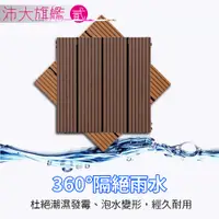 在飛比找蝦皮購物優惠-塑木 拼接地板 塑木地板 可超商 拼接塑木地板 台灣現貨 木