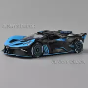 1:24 Scale Diecast Metal Model Bugatti Bolide Pull Back Toy Car With Sound&Light