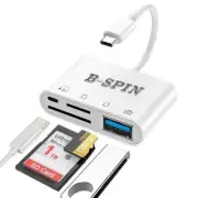 4in1 Type-C OTG Adapter For SD TF Card Reader PD charging USB connector Samsung