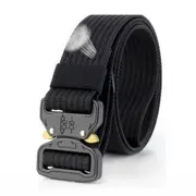 Mens Canvas Outdoor Belt Heavy Duty Army Waist Web Strap Waistband