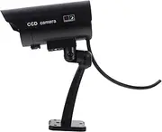 LIFKICH Dummy High Simulation Fake CCTV Camera Outdoor Monitor Bracket Solar Powered Realistic Appearance for Home and