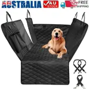 Nonslip Pet Car Back Seat Cover Premium Cat Dog Waterproof Back Protector Mat AU