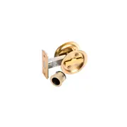 MANOVELLA Round Sliding Cavity Privacy Lock - 63mm - Satin Brass