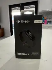 Fitbit Inspire 3 Health & Fitness Tracker Brand New-Unopened, Midnight Zen/Black