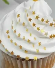 EDIBLE 100 WAFER RICE STARS CAKE CUPCAKE TOPPERS BIRTHDAY WEDDING TEA PARTY