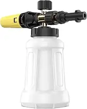 Snow Foam Lance for Karcher K2 K3 K4 K5 K6 K7 Pressure Washer, Replacement Foam Cannon Upgraded Connect & Power Thick Foam Soap Dispensal Adjustable Spray Nozzle, High Pressure Car Wash Gun Accessory