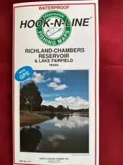 Hook-N-Line F114 Richland Chambers Reservoir & Lake Fairfield, Texas Fishing Map