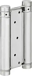 [cyclingcolors] 1 x Door Hinges Swing Door Hinge Double Action Spring Hinge Door Hinge Café Saloon for Unfolded Doors Frames up to 55 kg, Stainless Steel