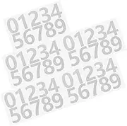 KALLORY Pvc Mailbox Number Stickers Set of 5 Adhesive Numbers for Outdoor Indoor Applications
