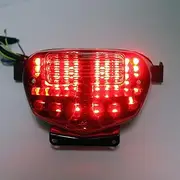 Areyourshop Integrated TailLight Turn Signals for Su-zuki GSXR 600/750 GSX-R 1000 01-02 Smoke