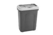 Paws & Claws 43X57cm 45L W Scoop Pet Dry Food Storer Bin Storage Container Grey