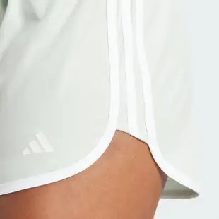 【adidas 愛迪達】短褲 女款 運動褲 M20 SHORT 淺綠 IN1582