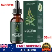 1-6x Mullein Leaf Extract Drops Lung Cleanse Respiratory Herbal Drop Health Care