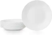 Corelle Appetizer Plate, Winter Frost White, 6.75 Inch Diameter (8-Piece Set)...