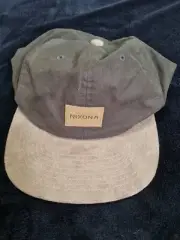NIXON SOFT CAP/HAT. BROWN. SUEDE CAP. SNAPBACK. BNWT