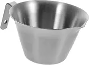 ABOOFAN Stainless Steel Espresso Shot Cups with Handle Spout Measuring Cup, Espresso Pouring Cup for Coffee Tool Accessories