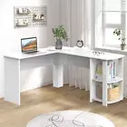 L-Shaped Corner Computer Desk Home Office Desk Study Table Workstation Writing L