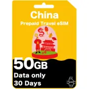 China Prepaid Travel eSIM (Data Only)