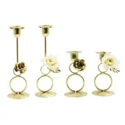 Wrought Iron Candlestick Ornaments Wedding Party Holder Table Decoration