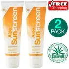 2 Pack New Forever Aloe Sunscreen Cream SPF 30 4 FL oz. Water Resistant UVA UVB